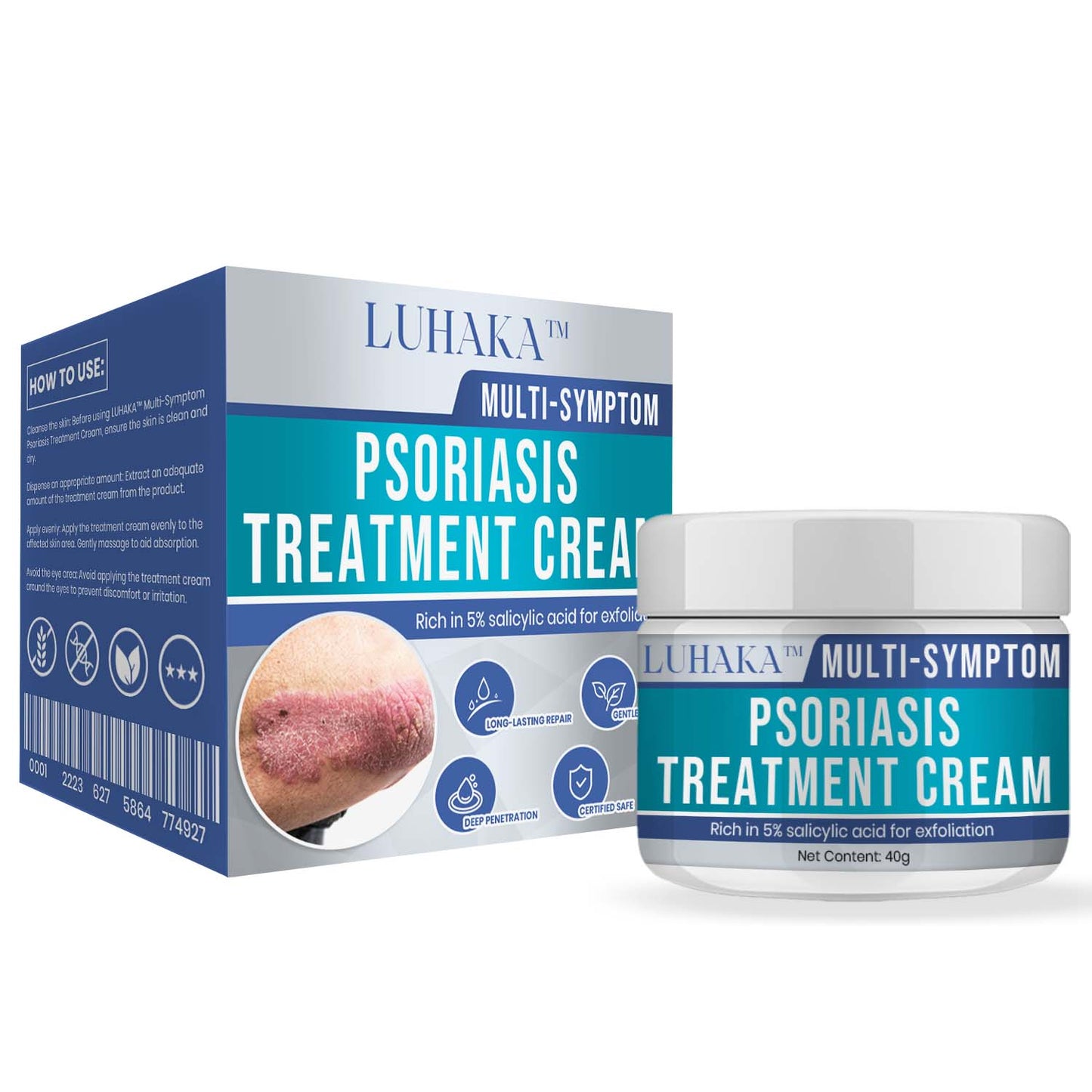 Luhaka™ Multi-Symptom Psoriasis Treatment Cream🌟