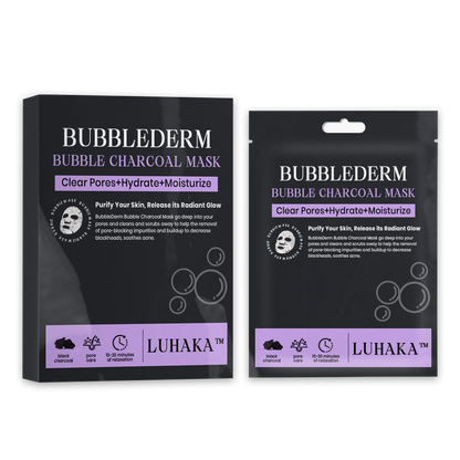 Luhaka™ BubbleDerm Bubble Charcoal Mask