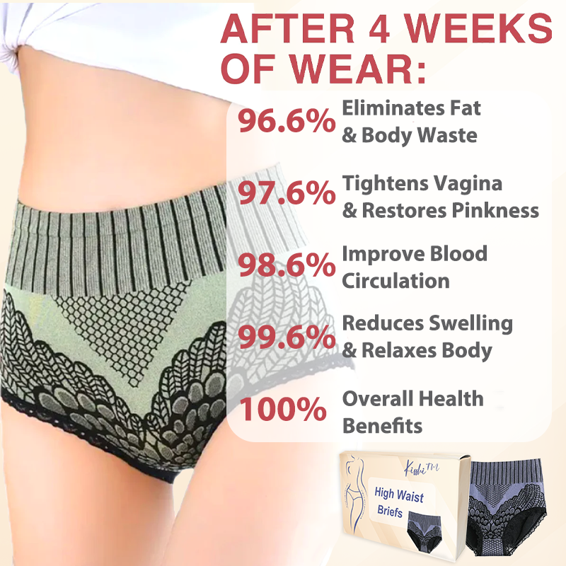 💎KISSHI™ Graphene Fiber Restoration High Waist Briefs（Limited time discount 🔥 last day）