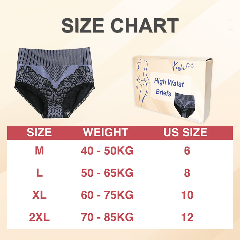 💎KISSHI™ Graphene Fiber Restoration High Waist Briefs（Enjoy Special Discounts🔥last day）