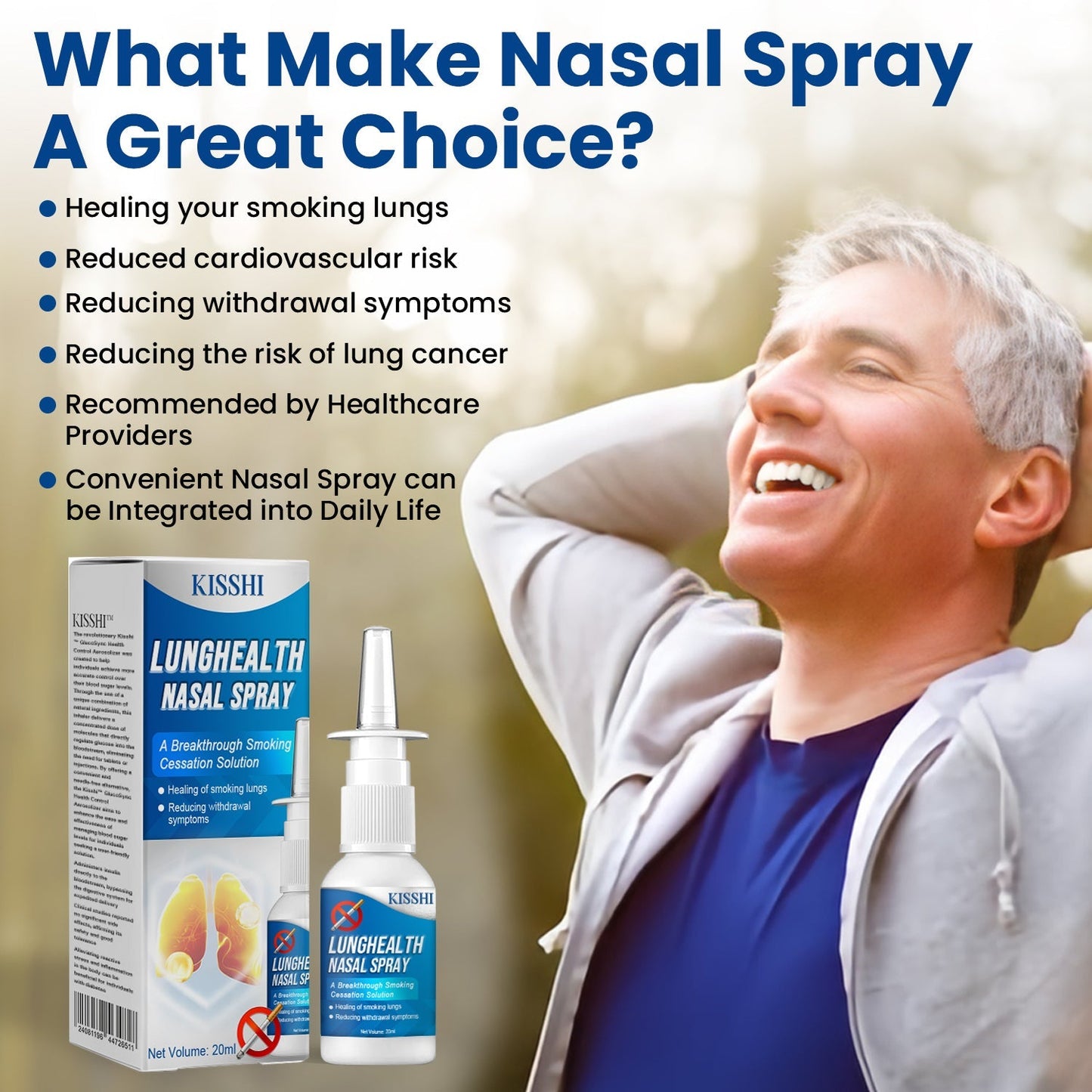 KISSHI™ LungHealth Nasal Spray