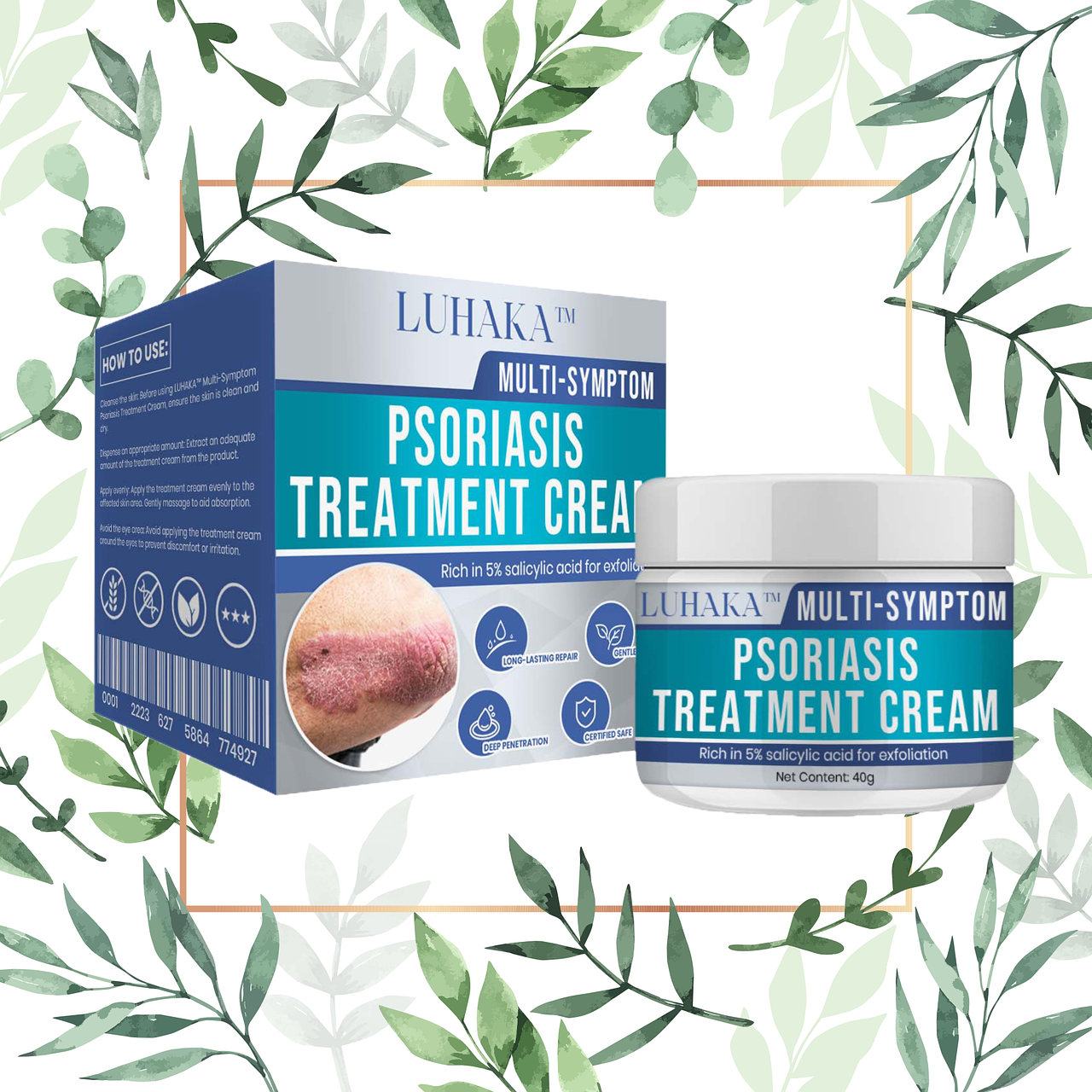 Luhaka™ Multi-Symptom Psoriasis Treatment Cream🌟