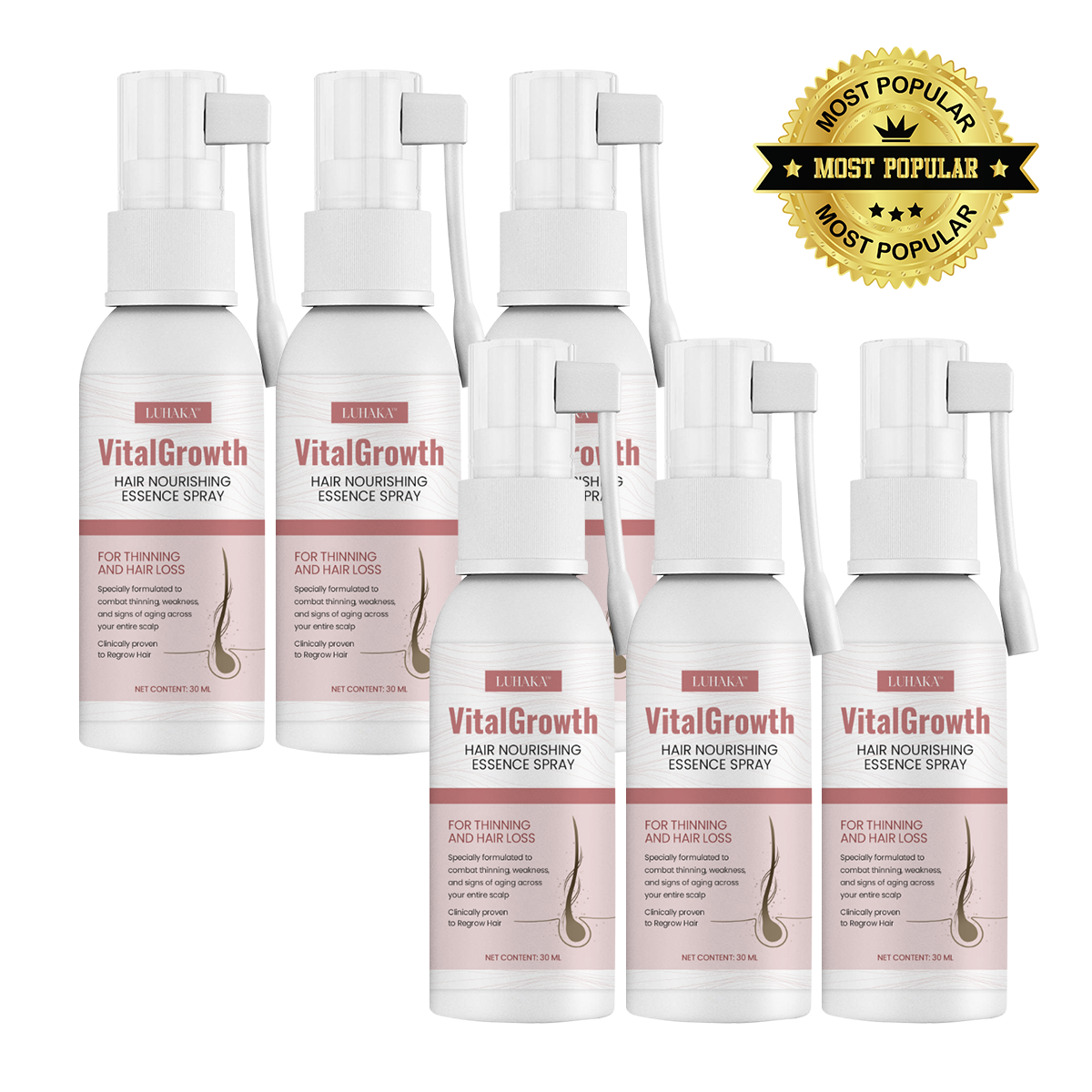 Luhaka™ VitalGrowth Hair Nourishing Essence Spray